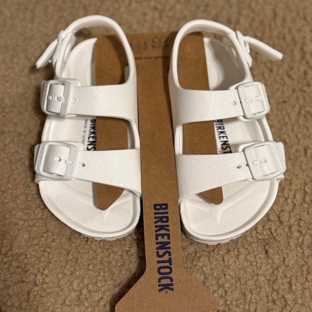 Birkenstock Kids White Sandals